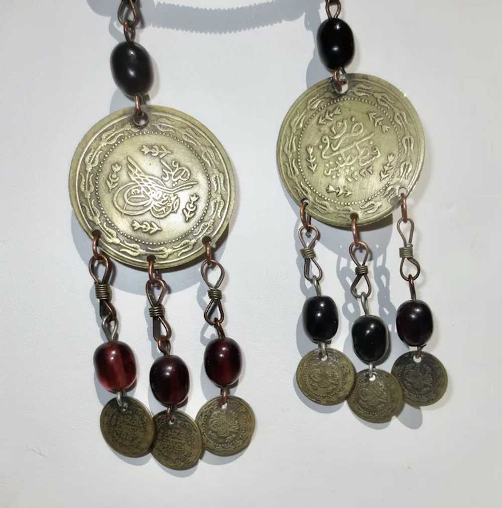Yemenite Tribal Necklace with Coins - image 4