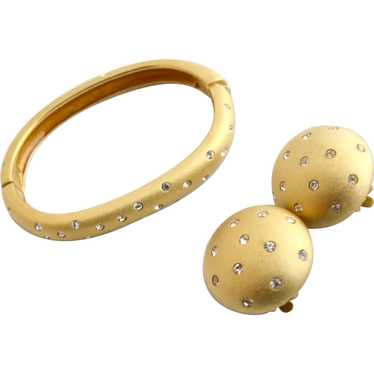 Vintage Swarovski "Jewelers Collection" Gold Tone… - image 1
