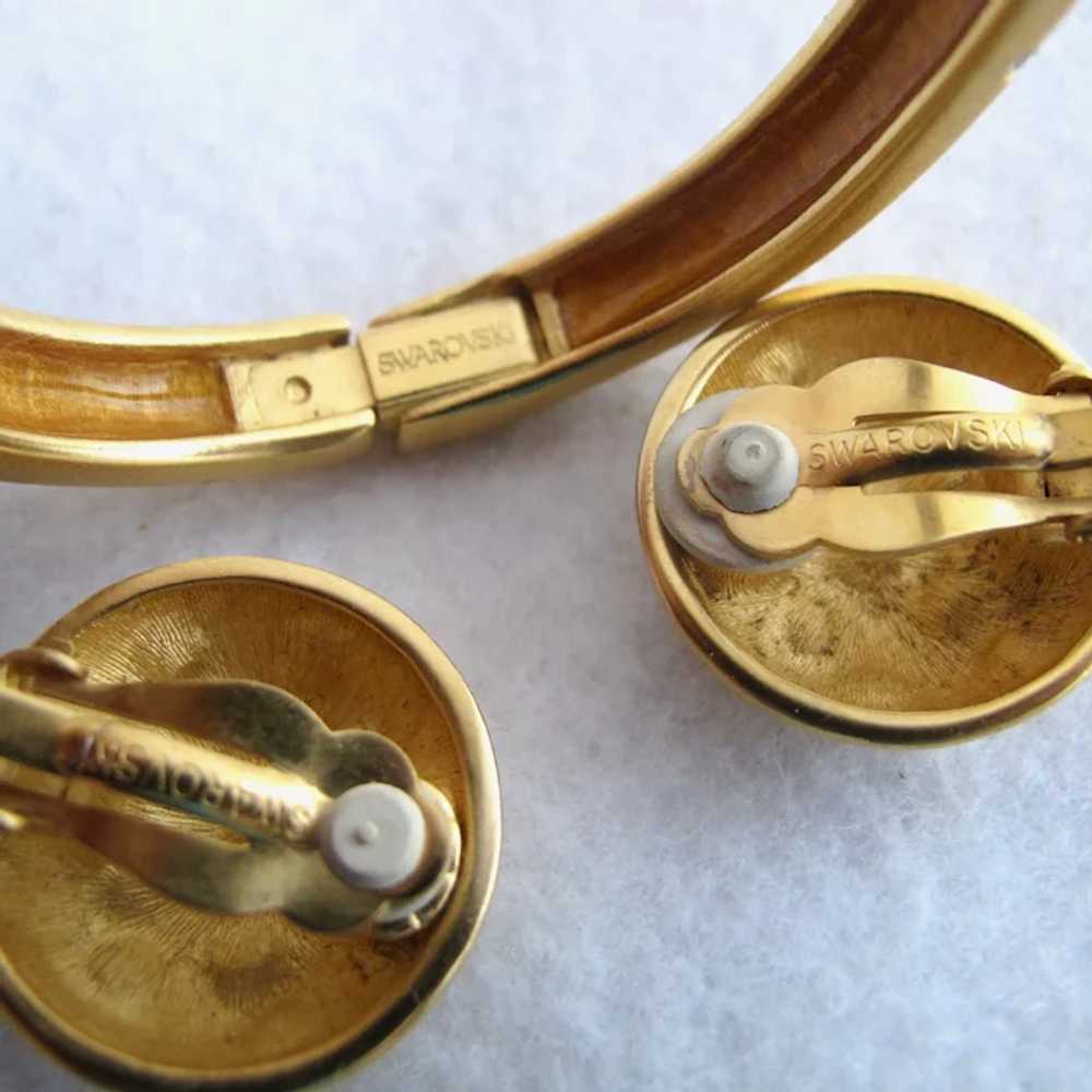 Vintage Swarovski "Jewelers Collection" Gold Tone… - image 8