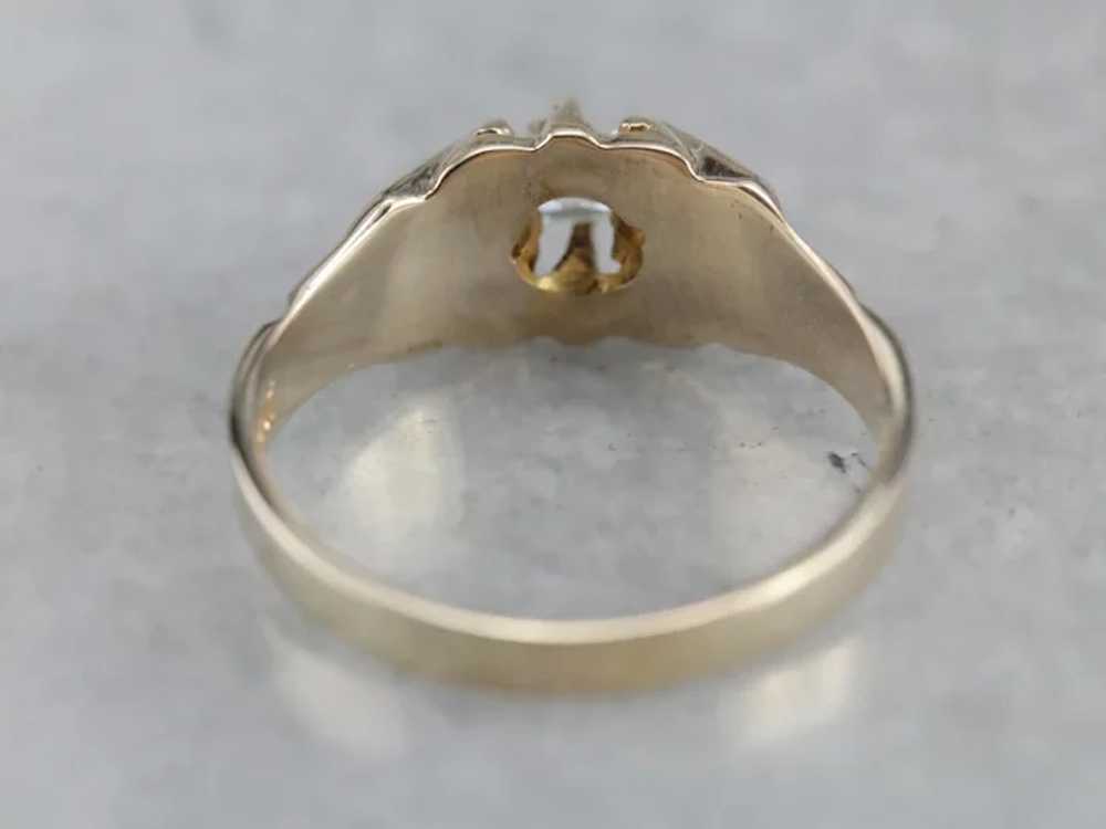 Victorian Old Mine Cut Diamond Ring - image 4