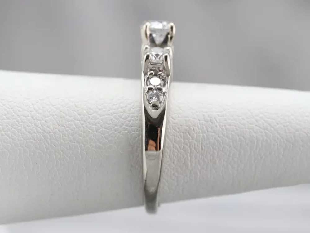Vintage Old Mine Cut Diamond Ring - image 9