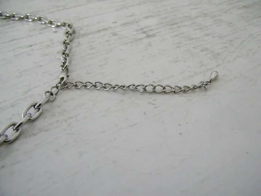 Open Heart Chain Necklace with Lobster Claw Clasp - image 5