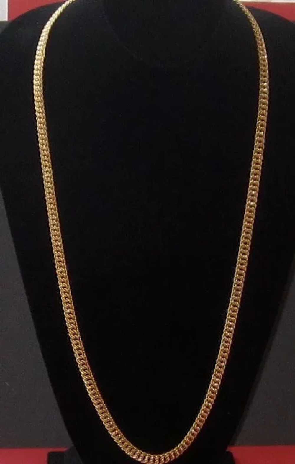 Napier, Chunky Gold Tone Long Necklace - image 2