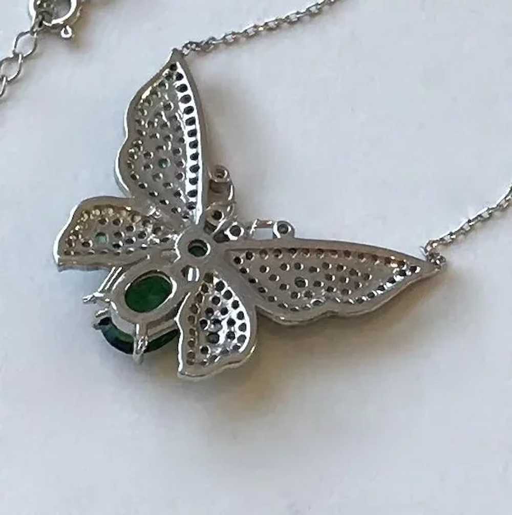 Sterling Silver Butterfly Necklace - image 5