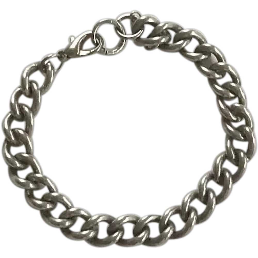 Sterling Silver Link Bracelet - image 1