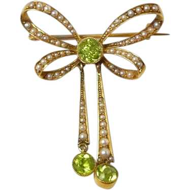 Darling "Tie the Knot" Bow Brooch c. 1890