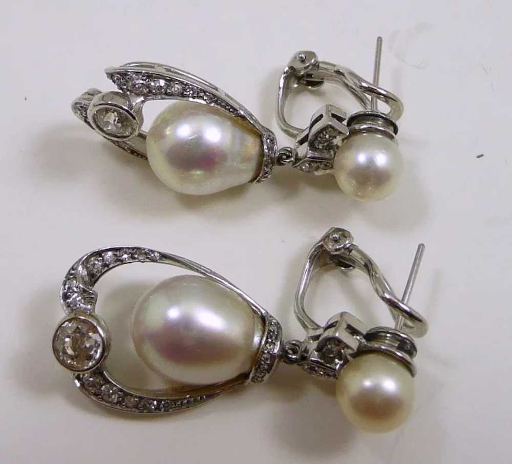 Voluptuous Handcrafted South Sea Pearl Earrings c… - image 5
