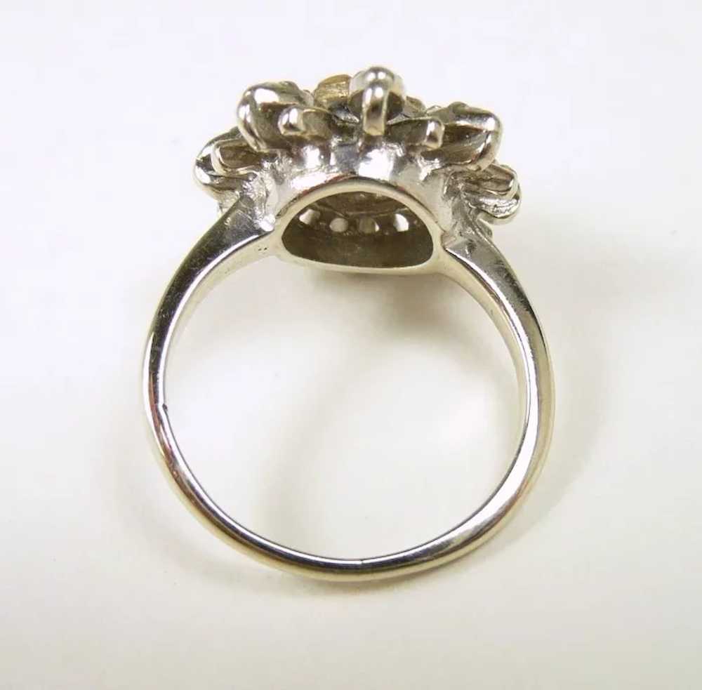 Charming Vintage Diamond Ladies Fashion Ring - image 2