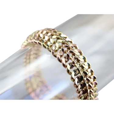 High 18 Karat Gold Chain Link Bracelet