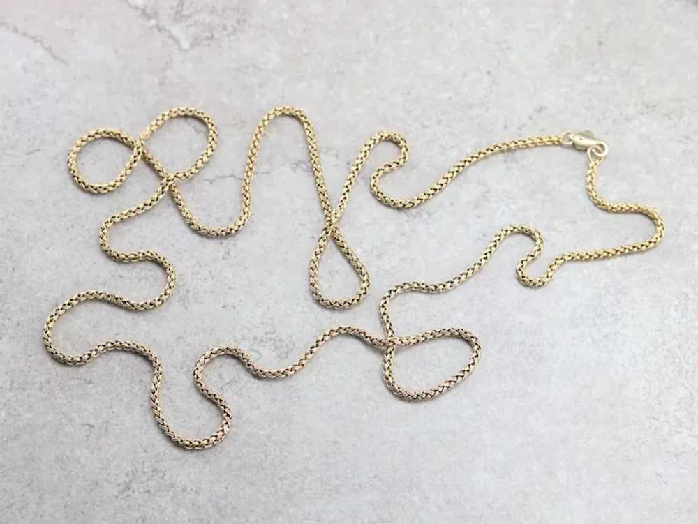 Stunning Finely Woven Chain necklace - image 2