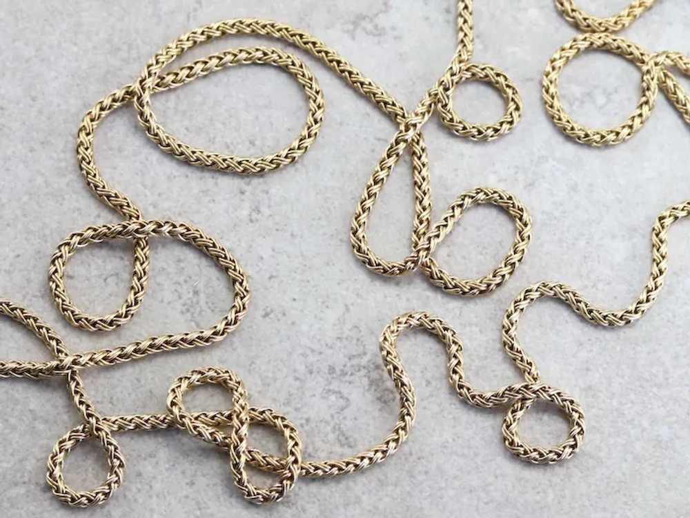 Stunning Finely Woven Chain necklace - image 3