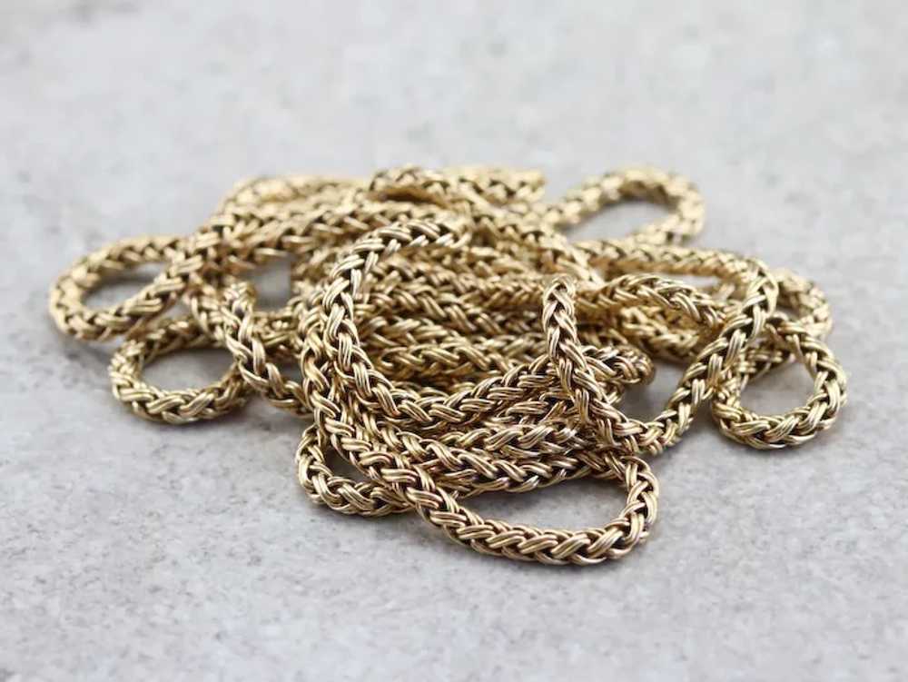 Stunning Finely Woven Chain necklace - image 4