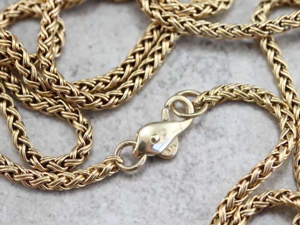 Stunning Finely Woven Chain necklace - image 5