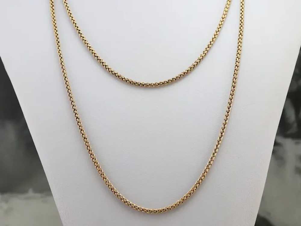 Stunning Finely Woven Chain necklace - image 8