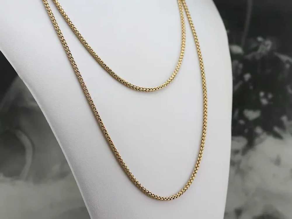 Stunning Finely Woven Chain necklace - image 9