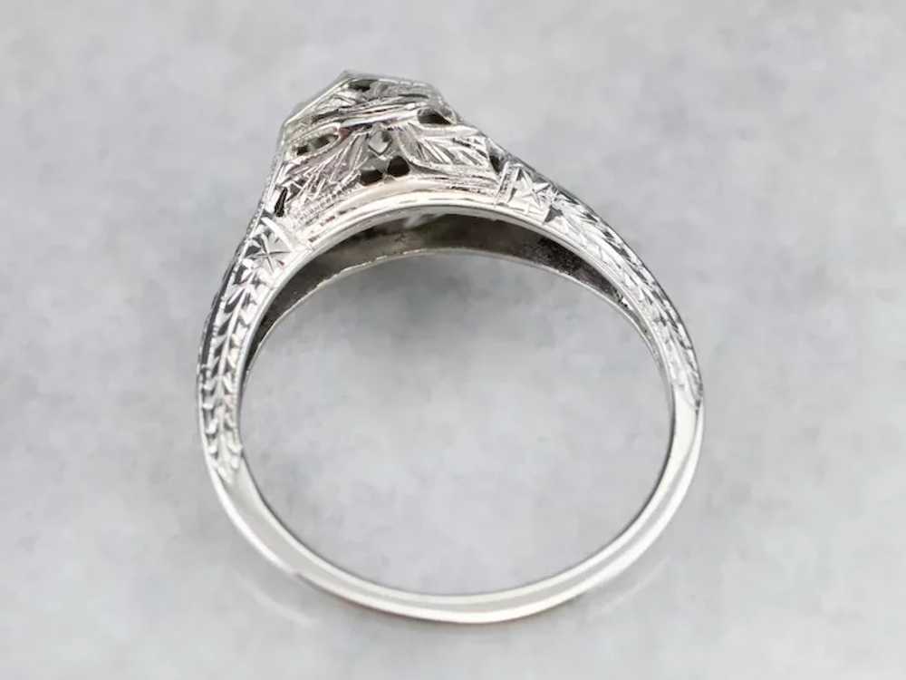 Antique Old European Cut Diamond Ring - image 5