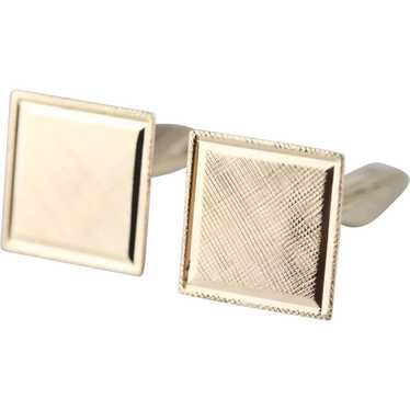 Handsome Textured Square Top Cufflinks - image 1
