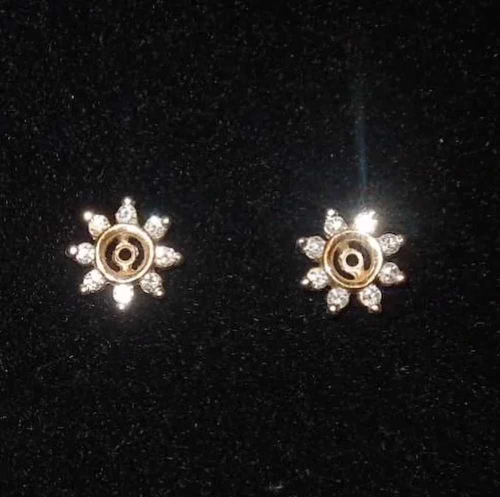 14K and Diamond Earring Jackets - image 3