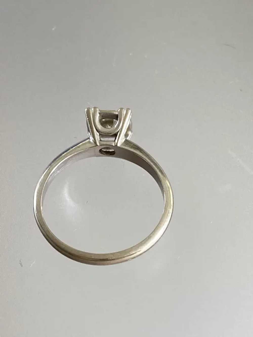 14K WG Illusion Diamond Ring - image 10