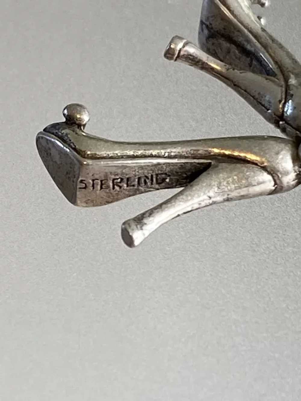 Sterling High Heel Shoes Charm - image 4