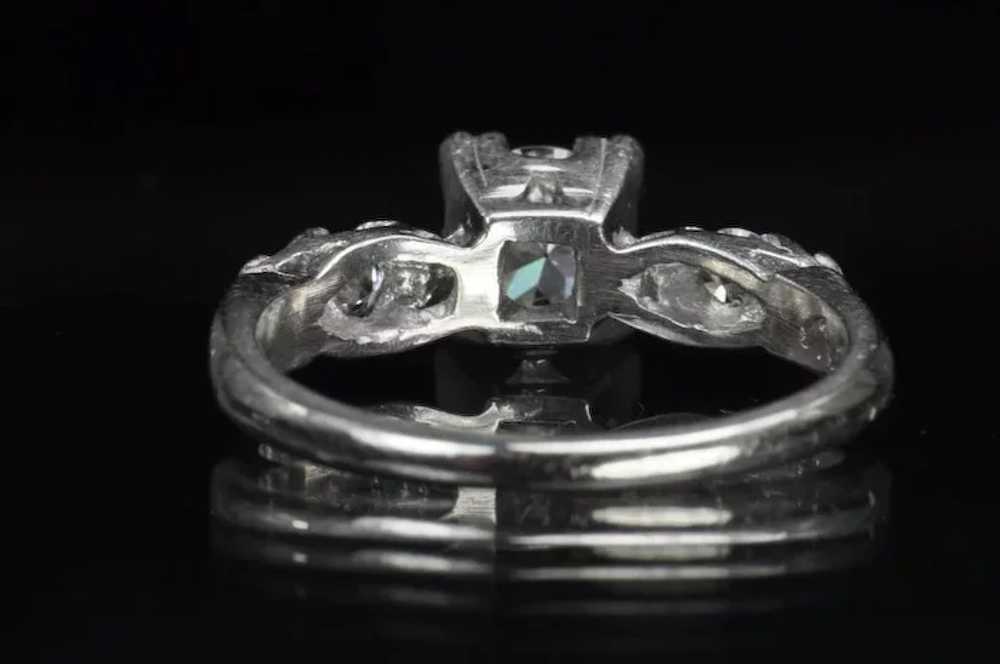 Vintage .64 Carat Diamond Engagement Ring / .51 C… - image 9