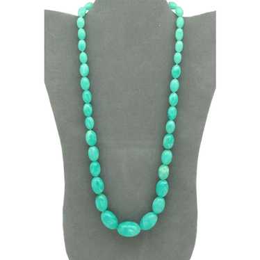 Marbled Light Green Thermoplastic Graduated Bead N