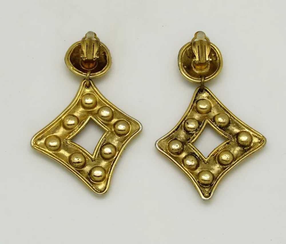 Edouard Rambaud Geometric Pendulum Earrings - image 3