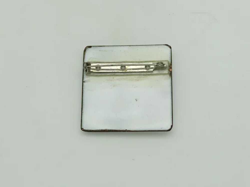 1960s Enameled Brooch - image 3