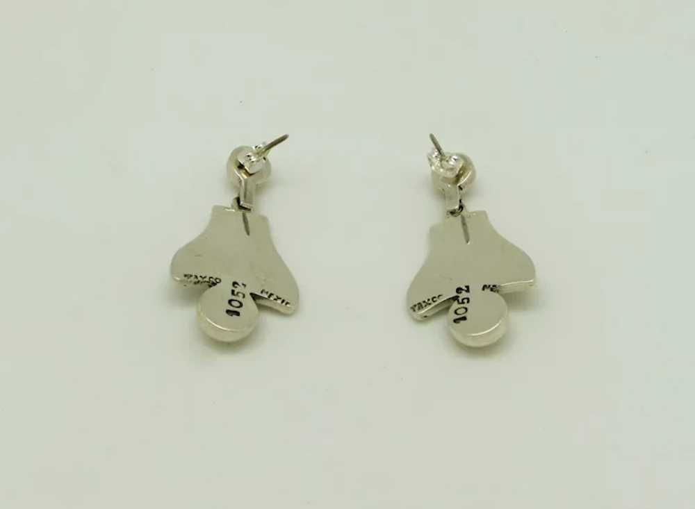 Modern Design Sterling Earrings - image 3