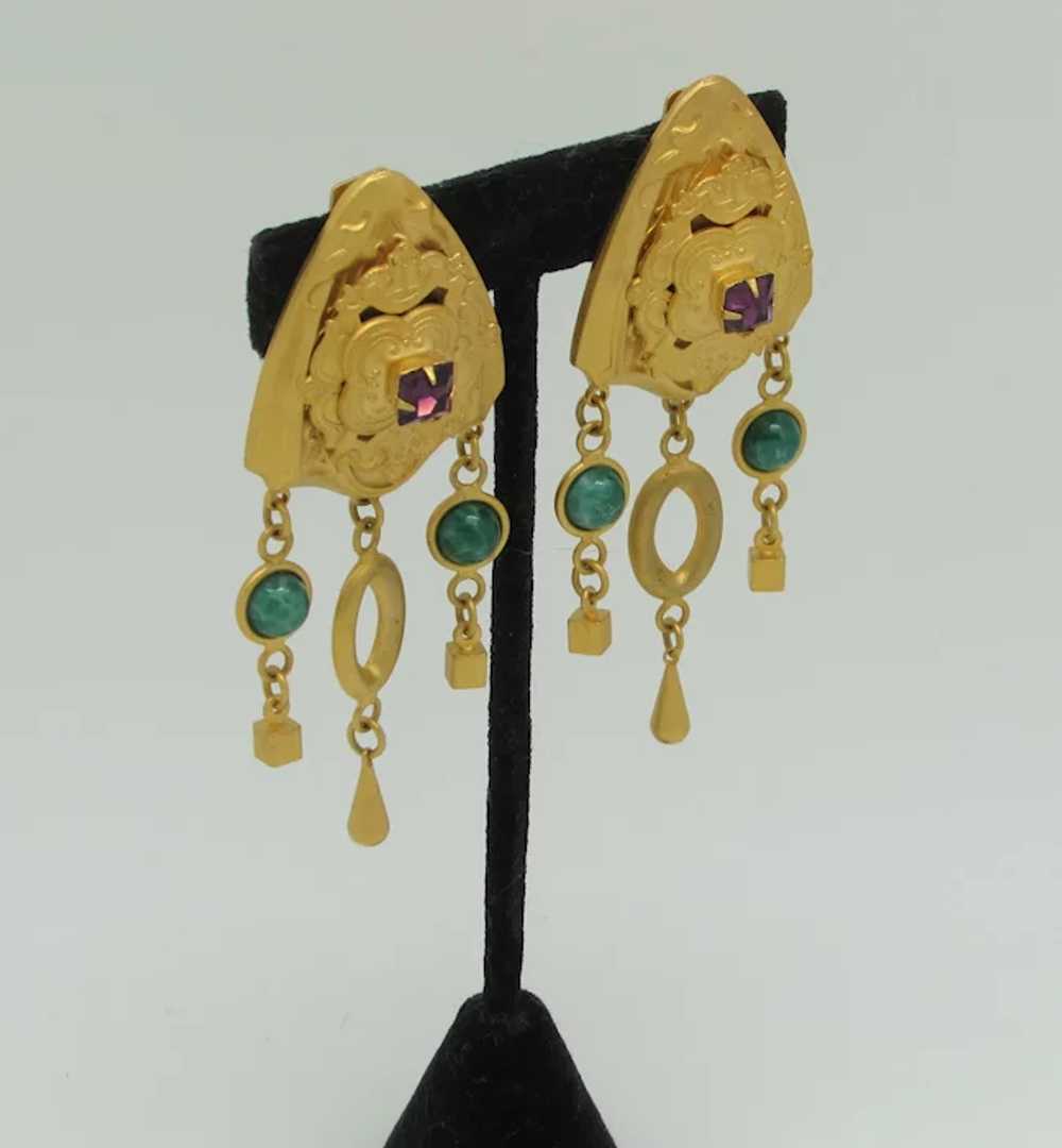 Natasha Stambouli Etruscan-Style Earring - image 2