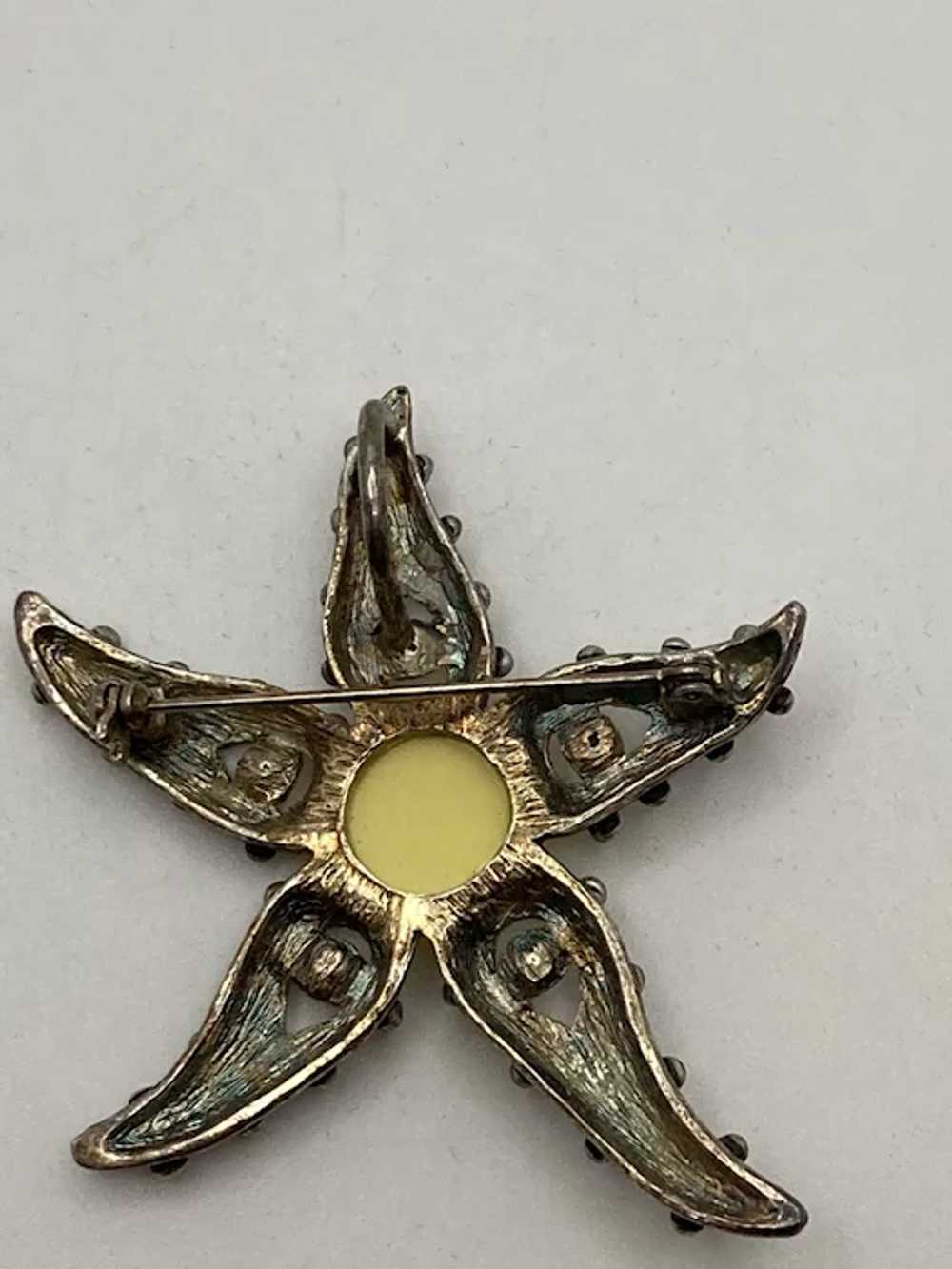 Vintage Starfish Brooch or Pendant - image 5