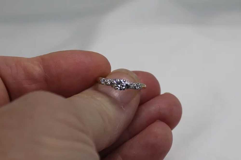 Vintage Diamond Ring, 14 Kt YG - image 6