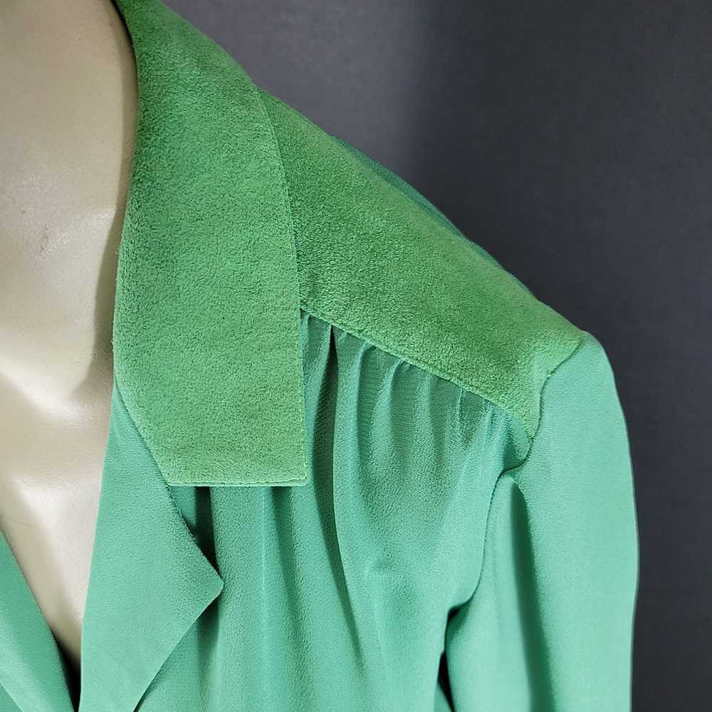 70s Adolph Schuman For Lilli Ann Long Sleeve Shir… - image 5