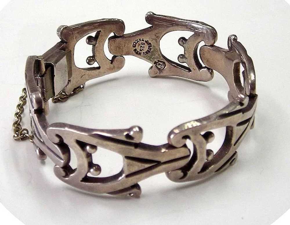 Sterling  Silver Bracelet, Flores - image 2