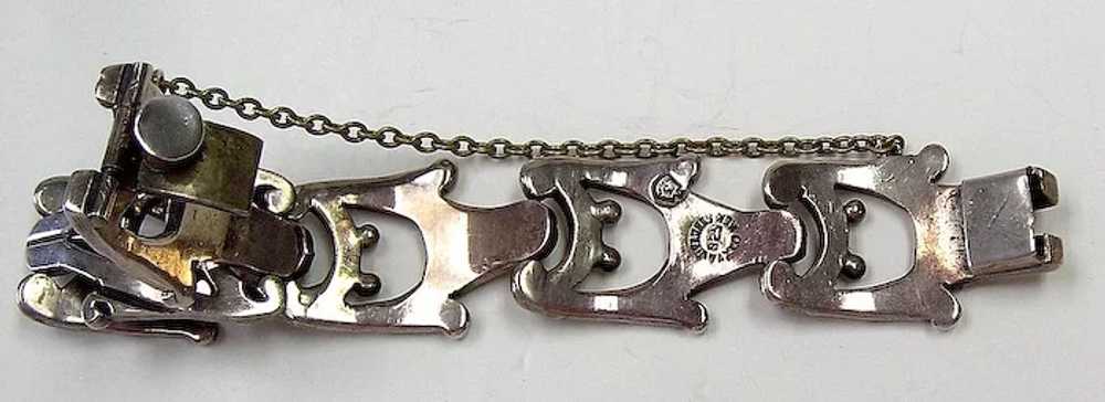 Sterling  Silver Bracelet, Flores - image 4