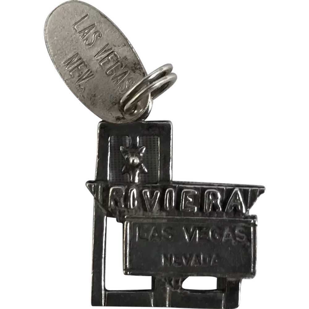 Las Vegas Riviera Hotel Sterling Silver Charm - image 1