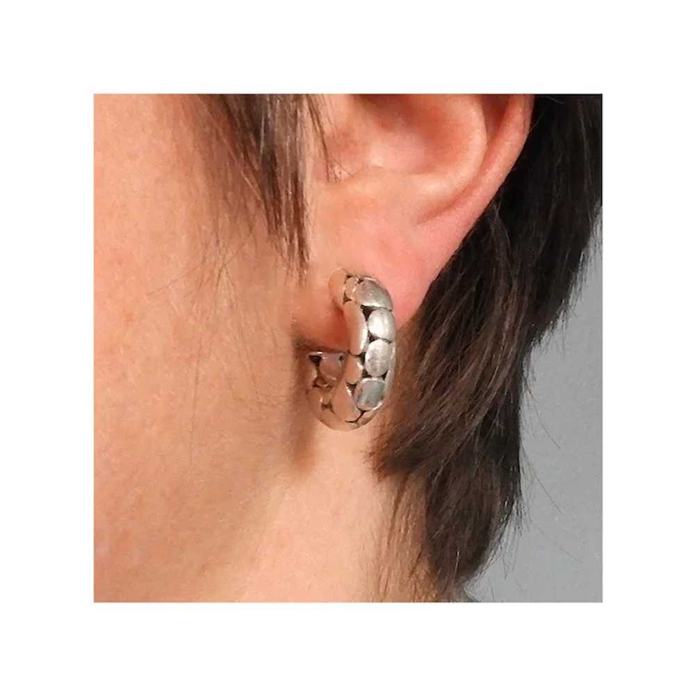 John Hardy Kali Dot Hoop Earrings – Sterling Silv… - image 8