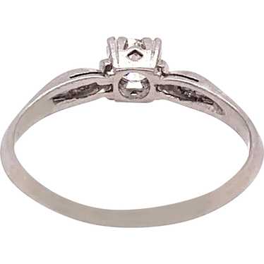 Art Deco .25ct. Diamond Antique Engagement Ring Pl