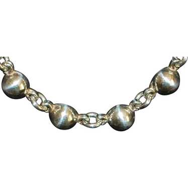 mexican sterling bead necklace - Gem