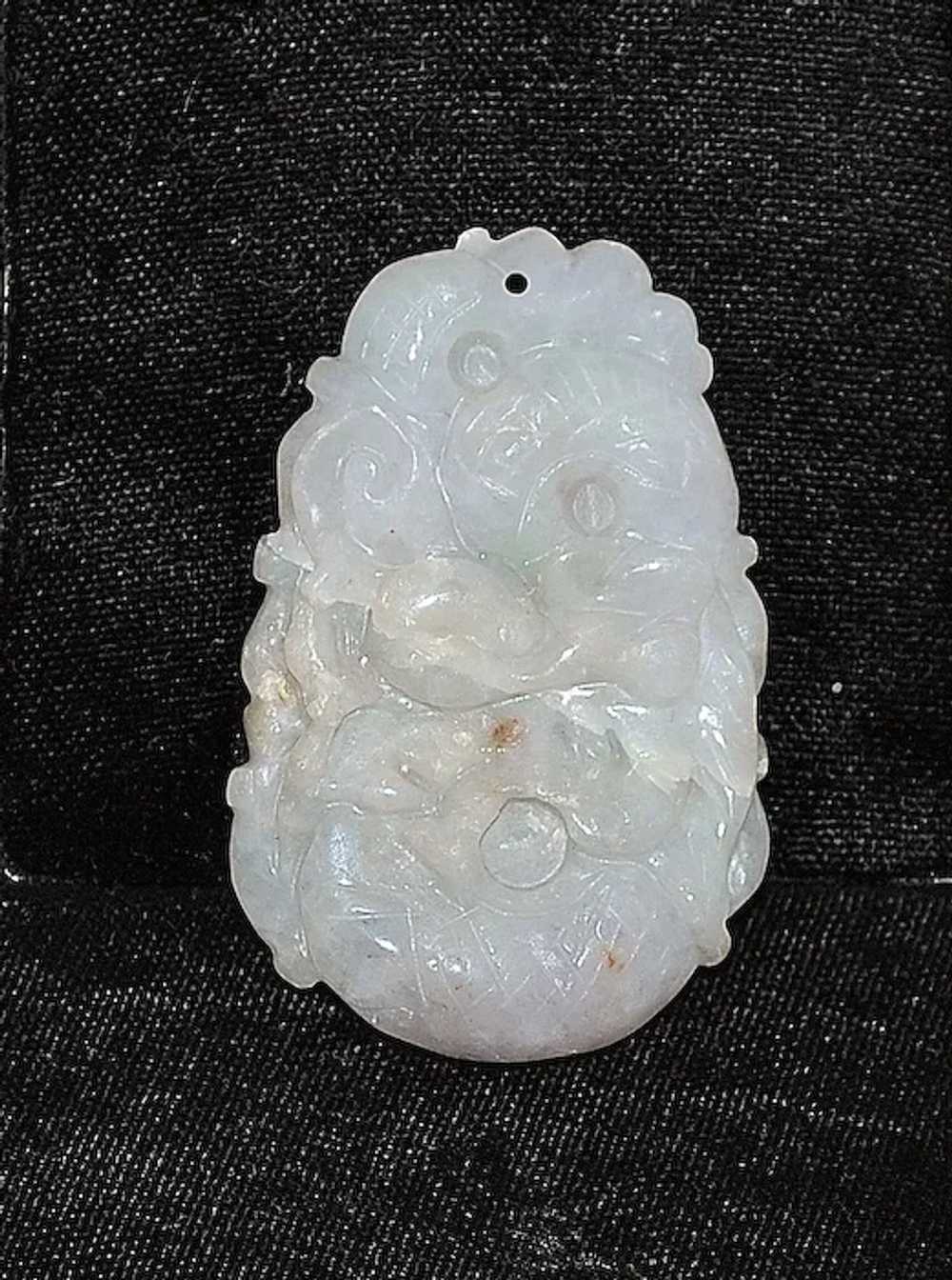 Chinese White Jade Pendant - image 2