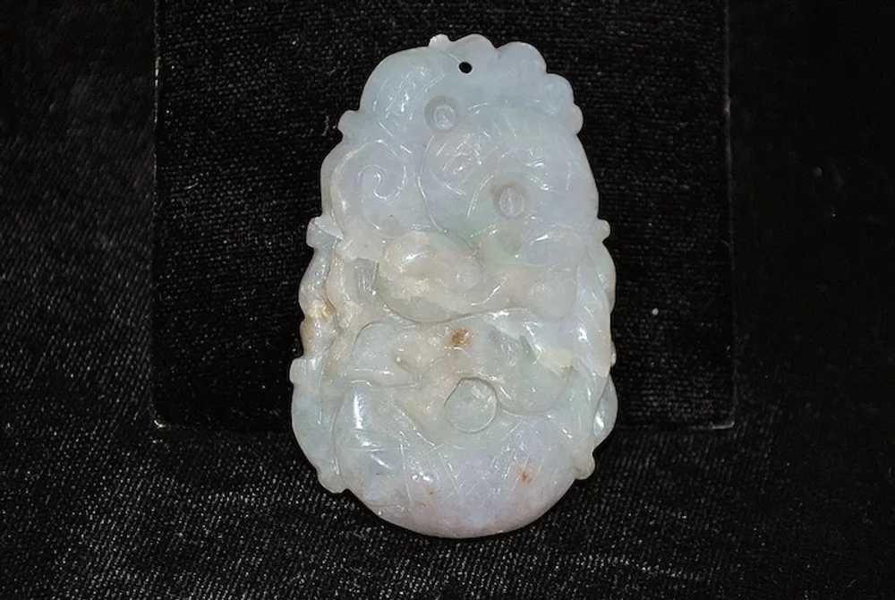 Chinese White Jade Pendant - image 3