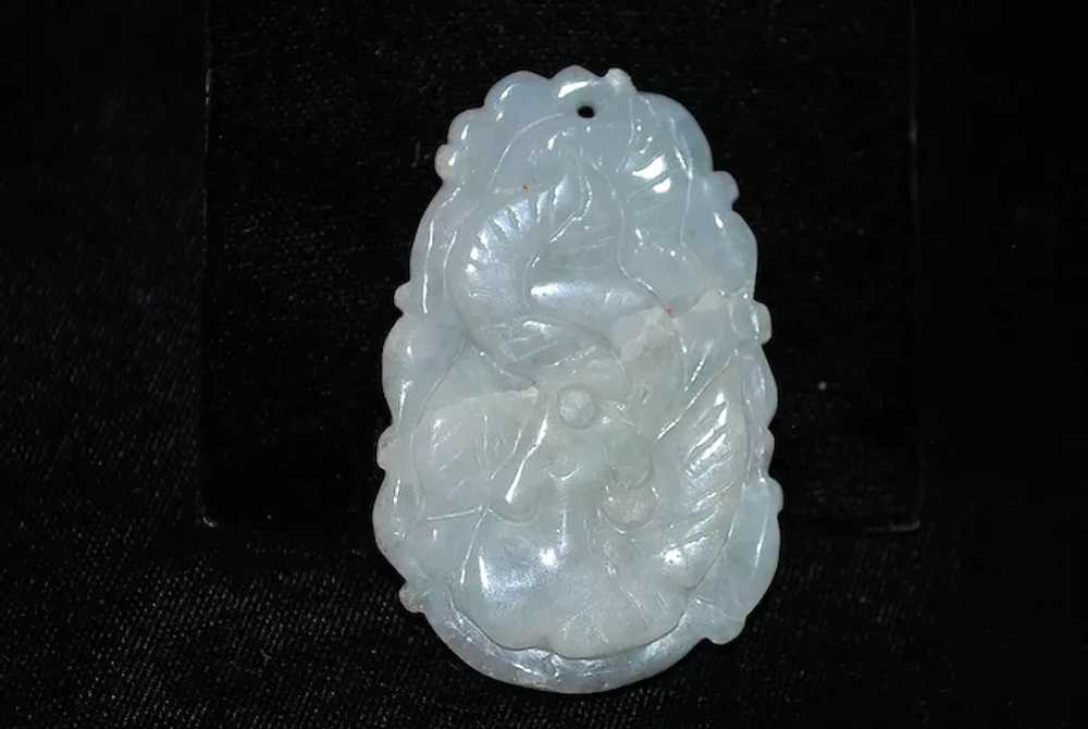 Chinese White Jade Pendant - image 4