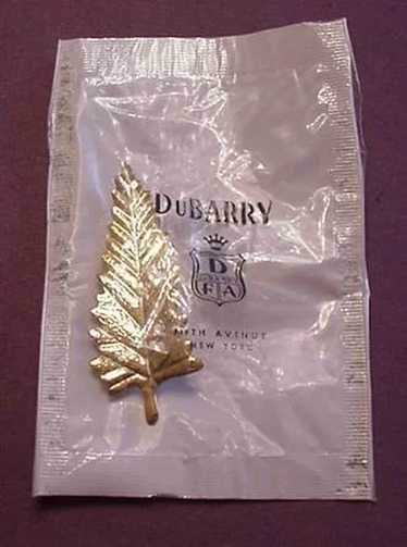 Vintage DuBarry Leaf Pin in Original Package