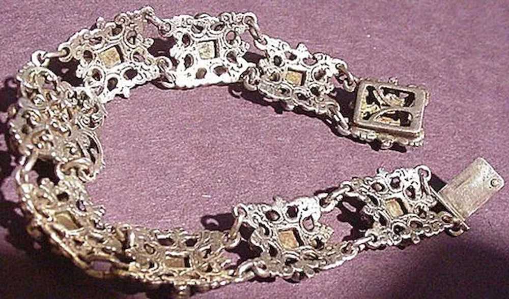 Austro Hungarian Silver, Turquoise  Bracelet - image 5