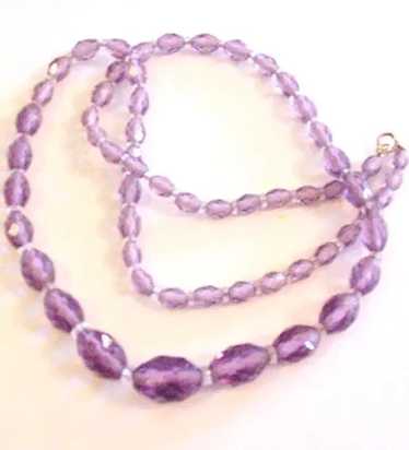 Violet Crytal Necklace