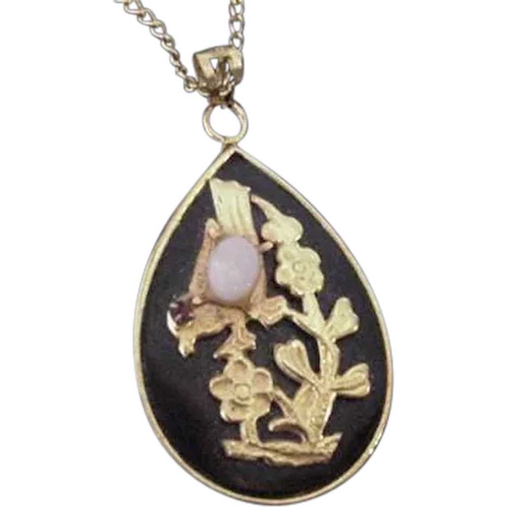Asian Inspired Pendant Necklace - image 1