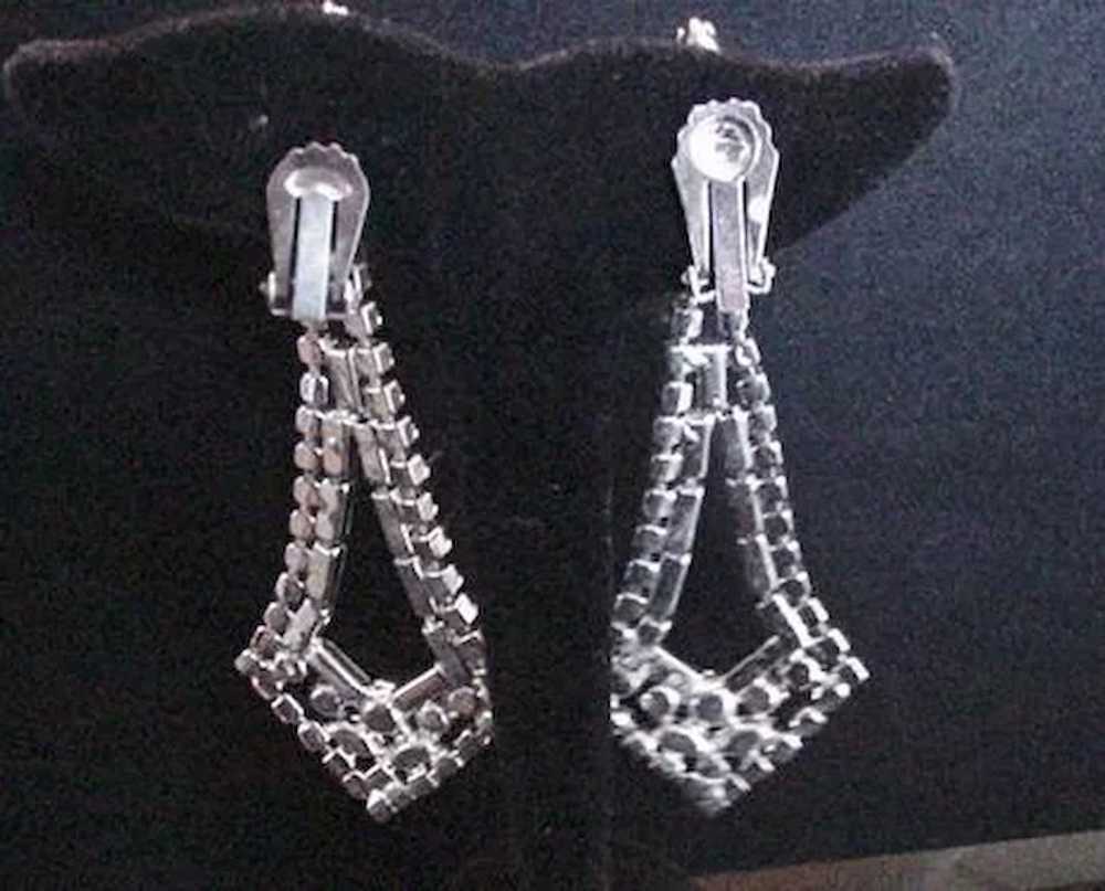 Rhinestone Earrings Big - image 2