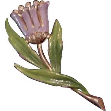 Fred Gray Potmetal Flower Pin