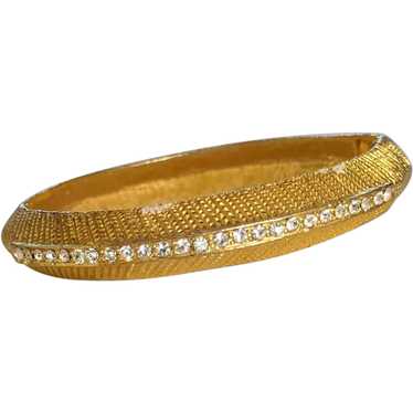 Rhinestone Bangle Bracelet - image 1