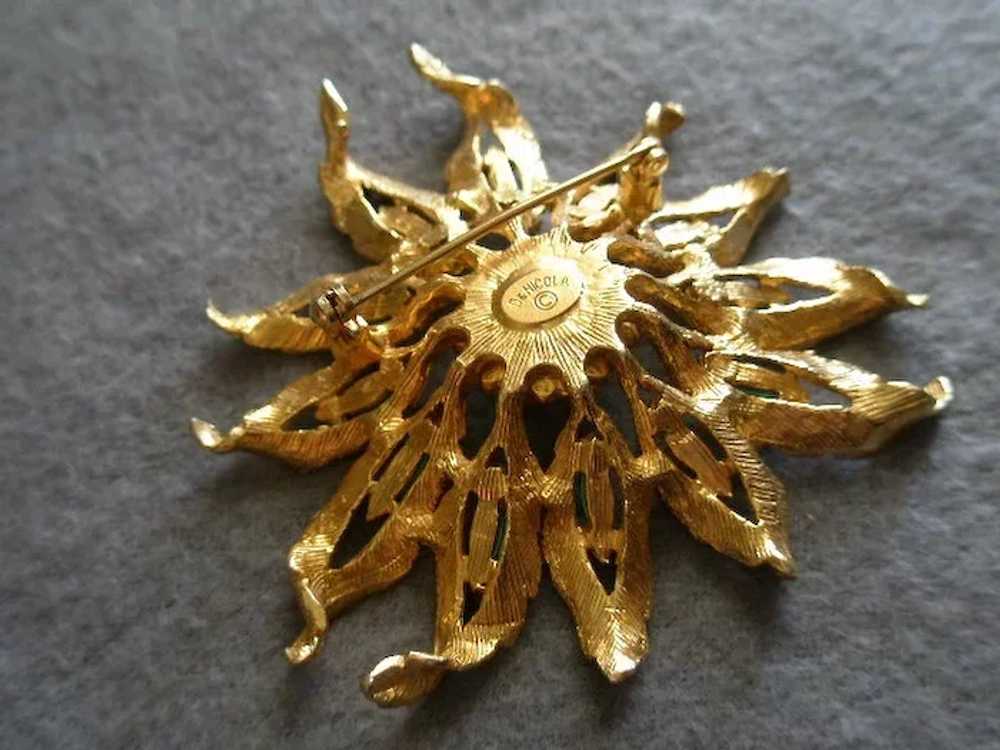 DeNicola Gold-Tone, Diamond Rhinestone & Faux Tur… - image 7